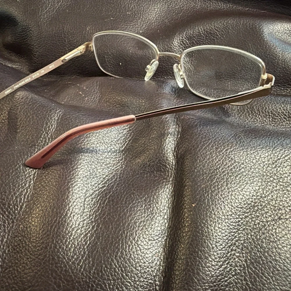 Genesis‎ Eyeglasses Frames G5041-780 Women's Rose Gold Metal Full Rim 51-16-135
